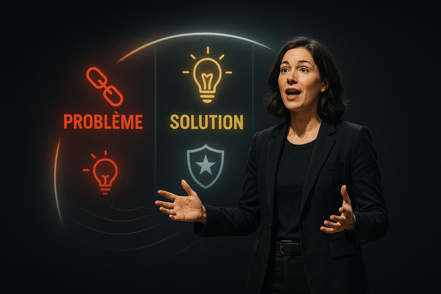 Image illustrant Structure ton pitch avec l’IA : la formule 3 actes qui capte l’attention et donne envie d’en savoir plus
